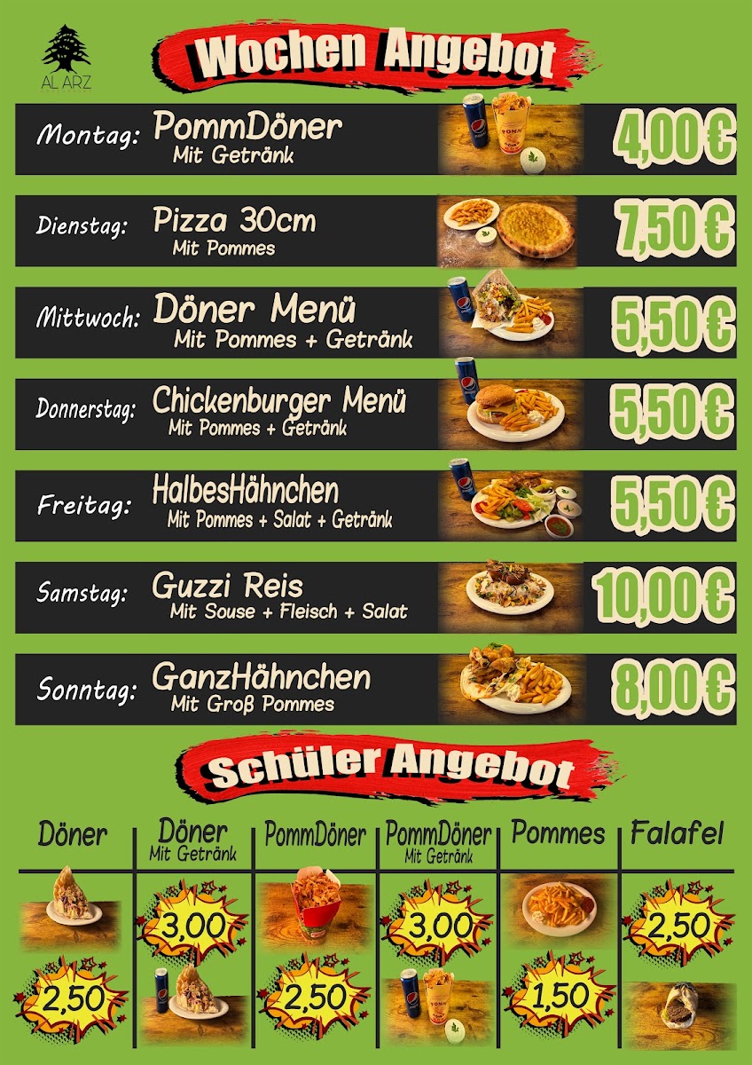 Menu Al Arz Restaurant-1