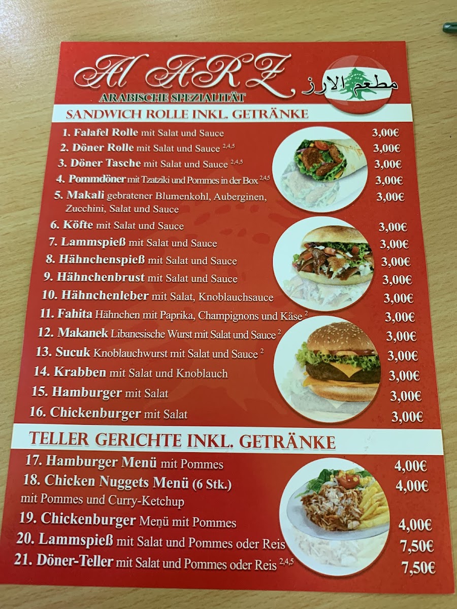 Menu Al Arz Restaurant-5